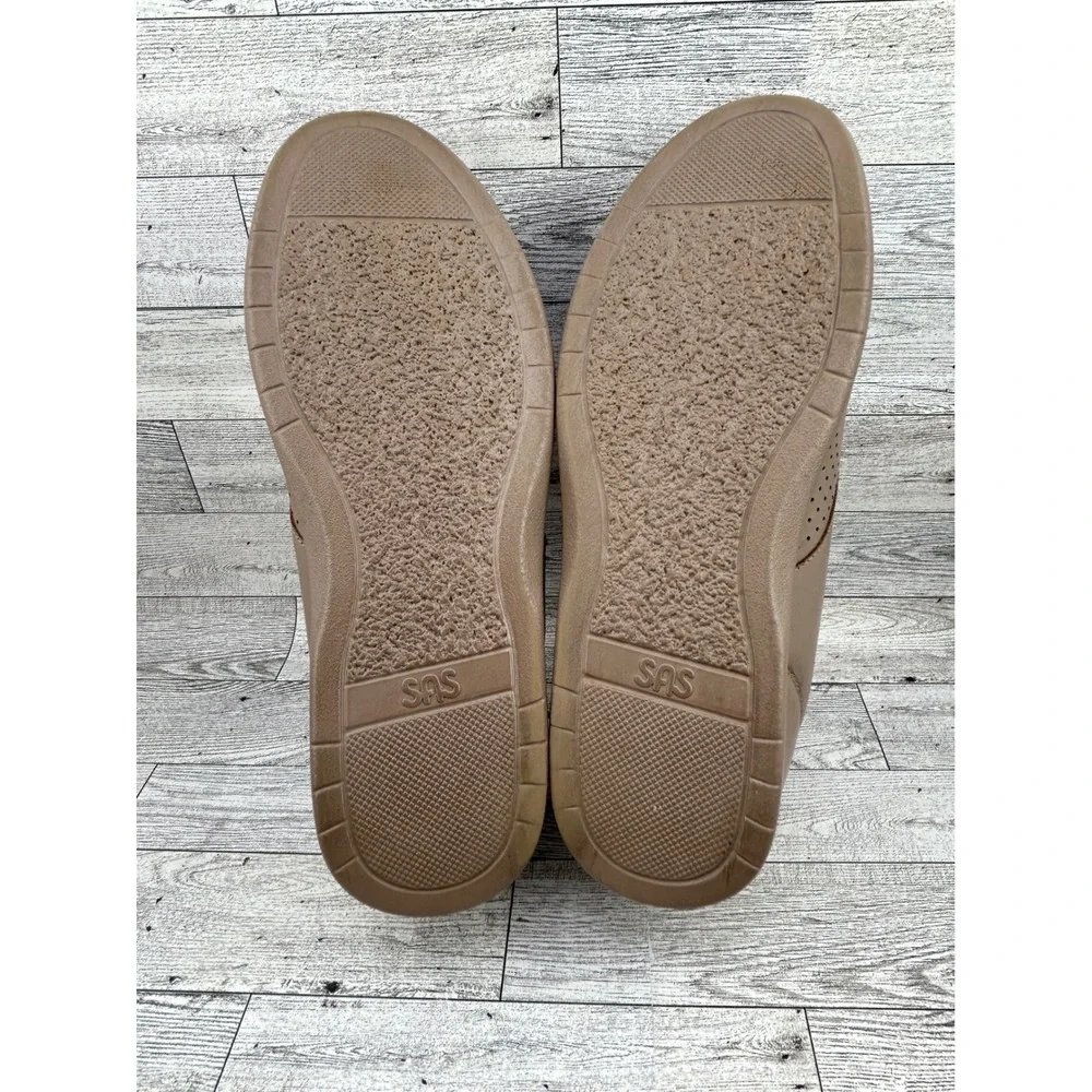 SAS Free Time Beige‎ Leather Comfort Walking Shoes Women's Size 11M